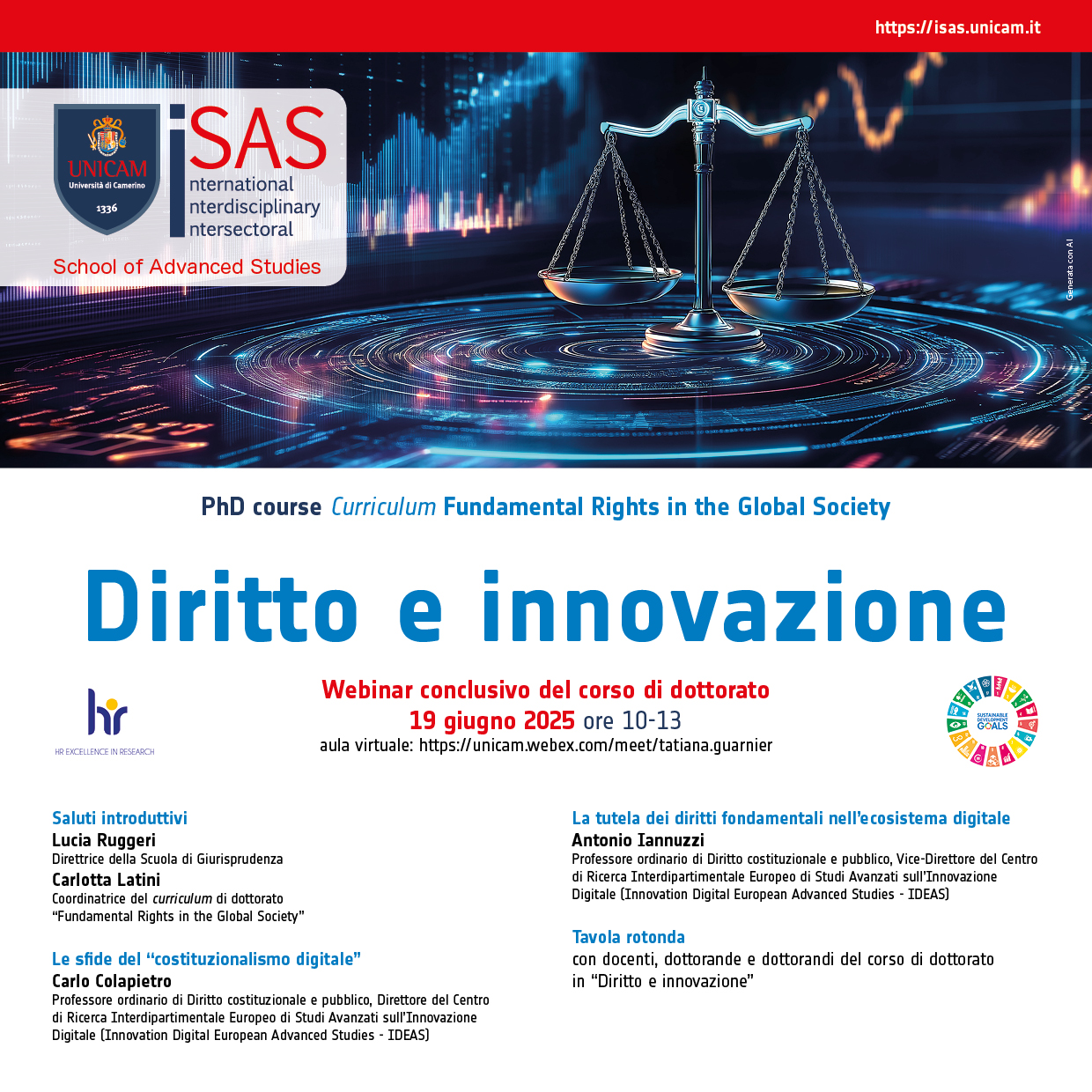 PhD course Curriculum Fundamental Rights in the Global Society