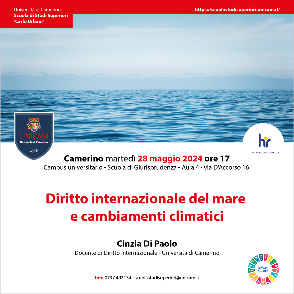 Prof.ssa Di Paolo: "Diritto internazionale del mare e cambiamenti climatici"