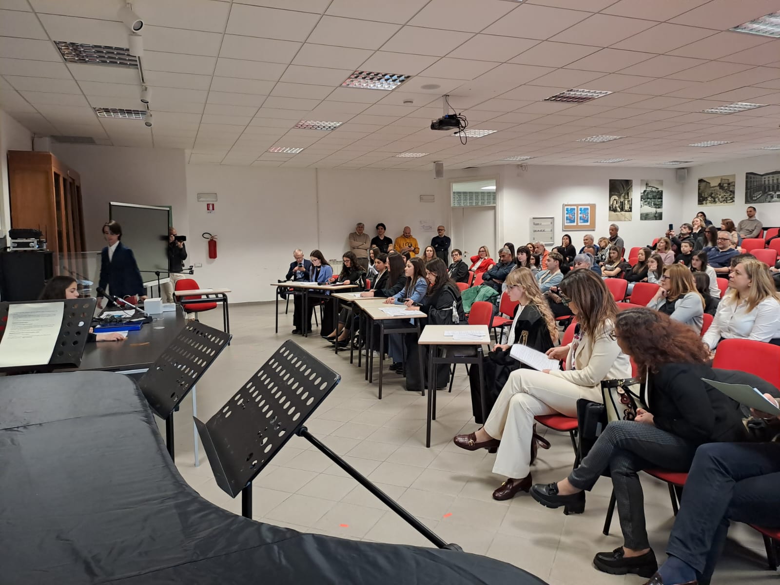 Simulazione di processo penale al Liceo Classico.