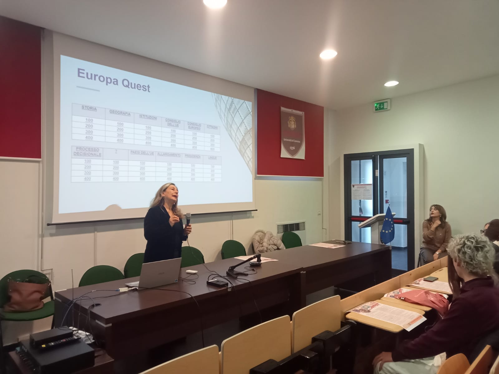 Gli studenti del liceo classico 'Stabili e Trebbiani'