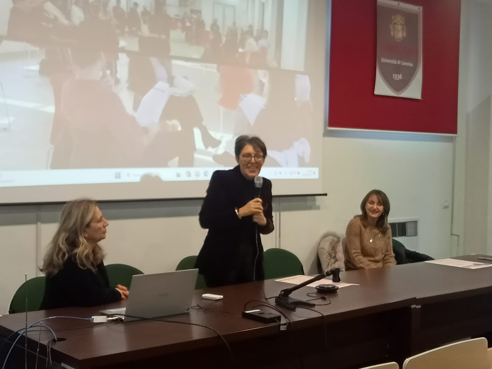 Gli studenti del liceo classico 'Stabili e Trebbiani'