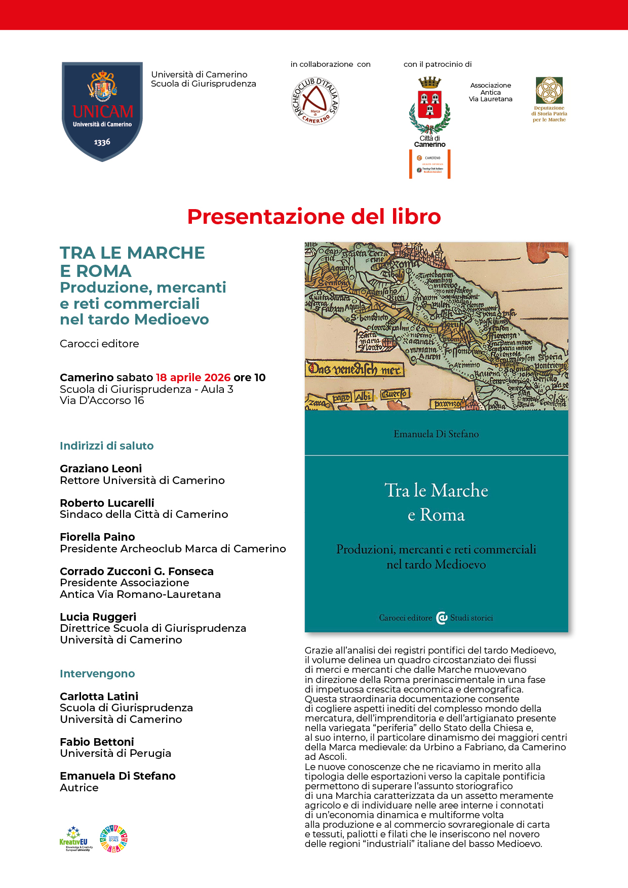 'Tra le Marche e Roma'