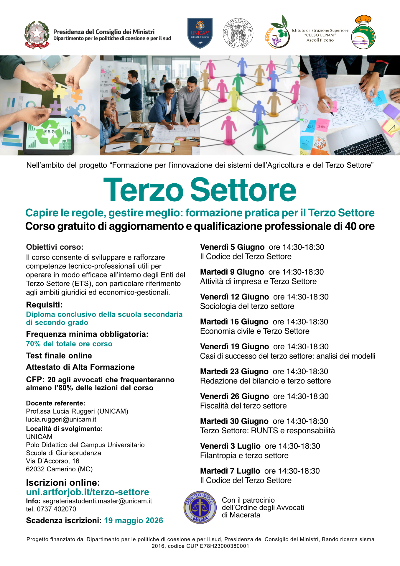 Terzo Settore: capire le regole, gestire meglio.