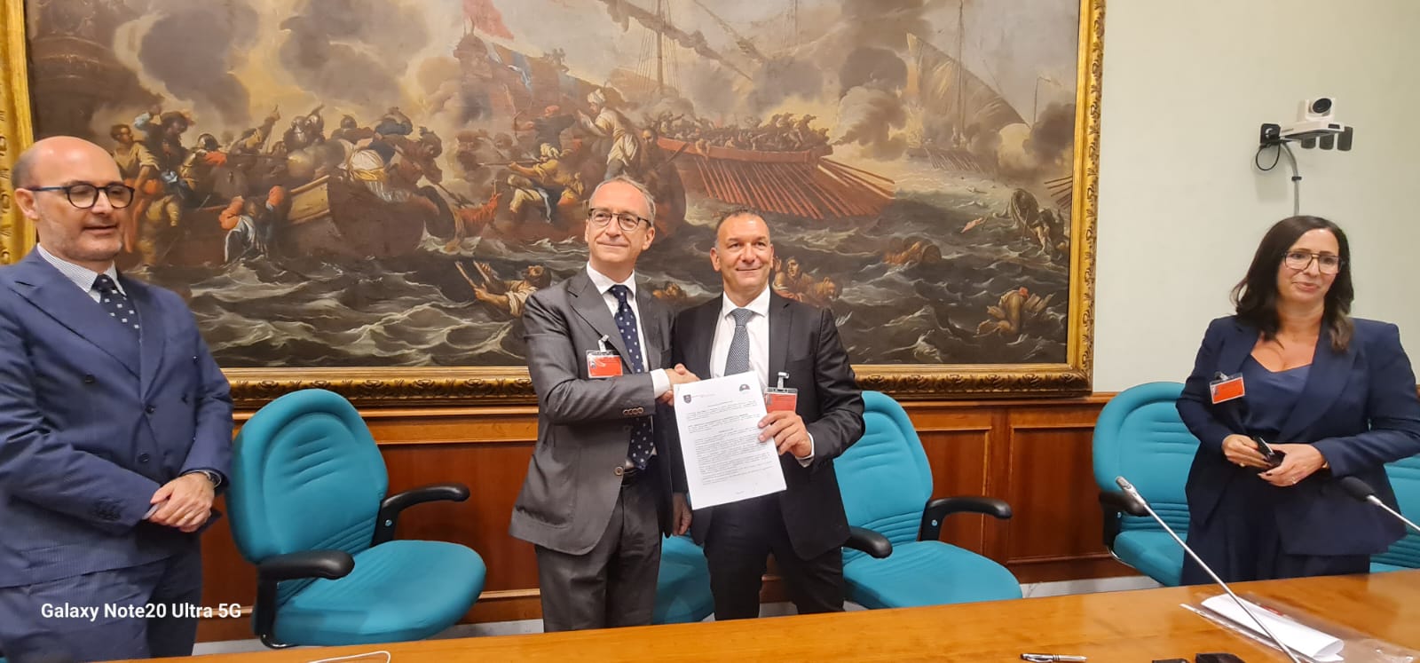 Firma della convenzione fra UNICAM ed il Sindacato Rappresentati Interessi Parlamentari