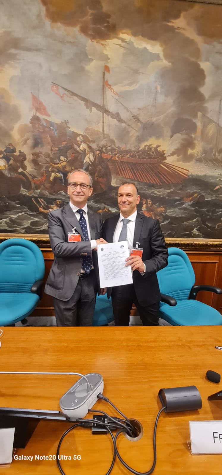 Firma della convenzione fra UNICAM ed il Sindacato Rappresentati Interessi Parlamentari