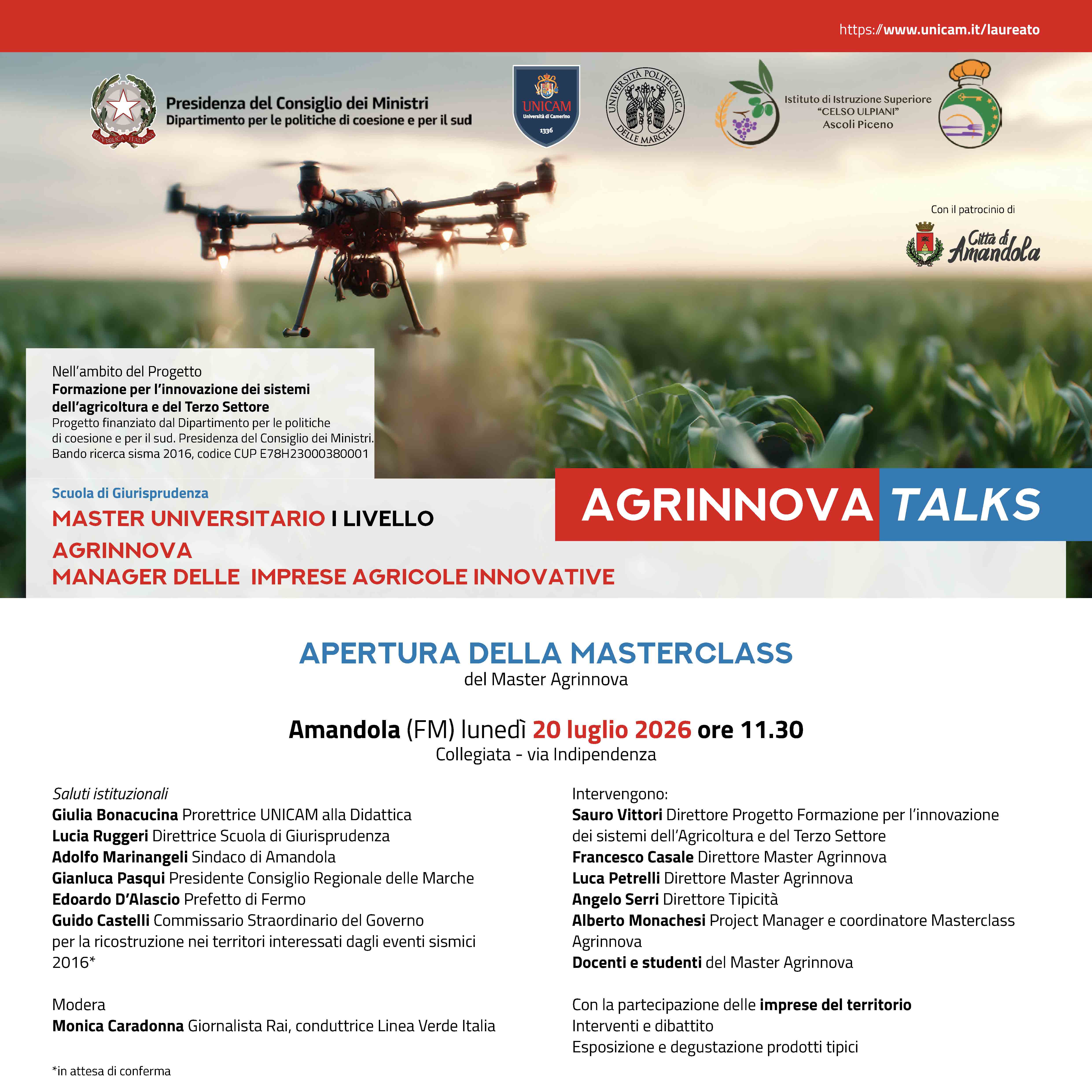 AGRINNOVA Manager delle Imprese Agricole Innovative
