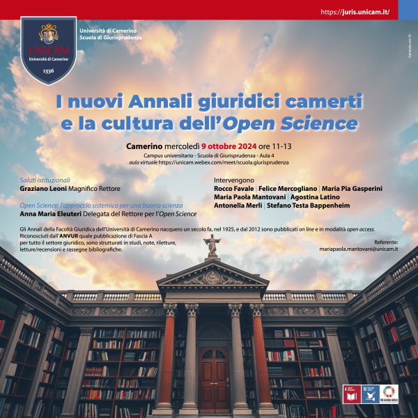 I nuovi Annali giuridici camerti e la cultura dell’Open Science