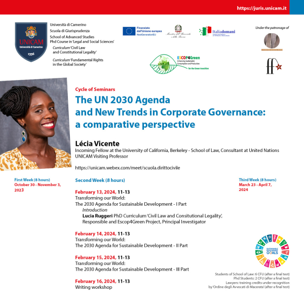 The UN 2030 Agenda and New Trends in Corporate Governance: a comparative perspective