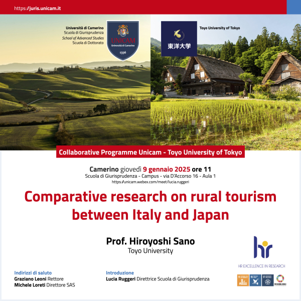 Comparative research on rural tourism between Italy and Japan