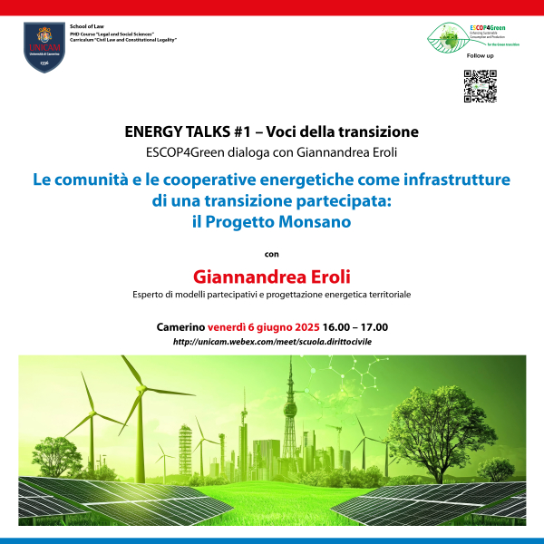 Le comunità e le cooperative energetiche come infrastrutture di una transizione partecipata: il Progetto Monsano