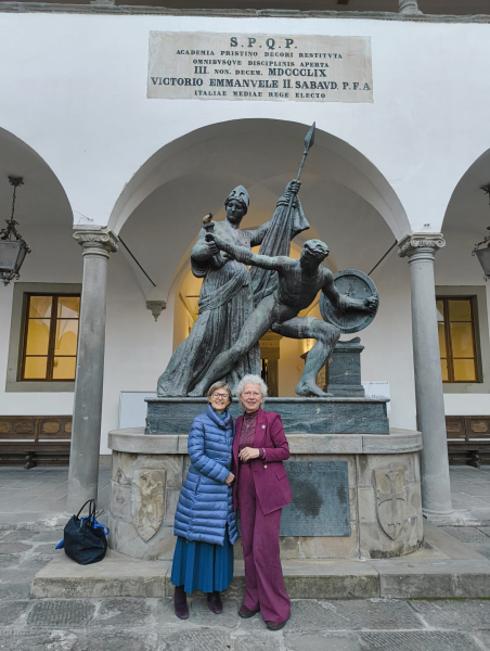 La Prof.ssa Catia Eliana Gentilucci rappresentante scientifica Unicam al convegno di chiusura del progetto POT-Vale presso l'Università di Pisa.