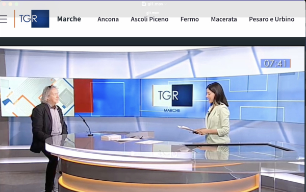 Il Prof. Marco Giovagnoli intervistato dal TGR