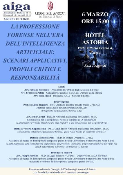 LA PROFESSIONE FORENSE NELL’ERA DELL’INTELLIGENZA ARTIFICIALE: SCENARI APPLICATIVI, PROFILI CRITICI E RESPONSABILITÀ