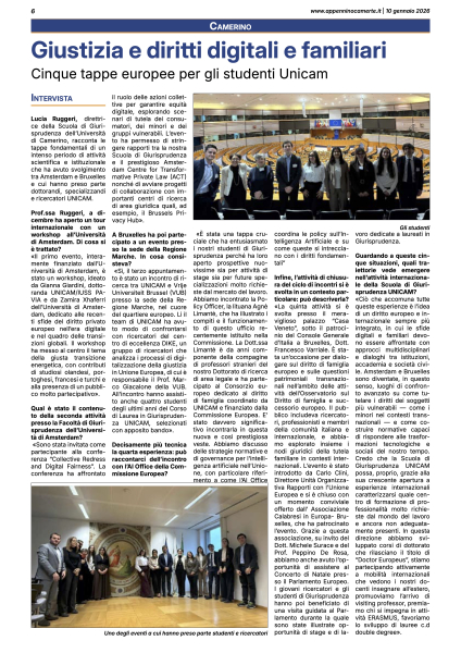 Giustizia e diritti digitali e familiari