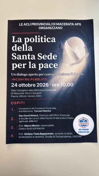 La politica della Santa Sede per la pace