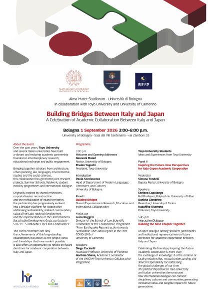 Building Bridges Between Italy and Japan A Celebration of Academic Collaboration Between Italy and Japan