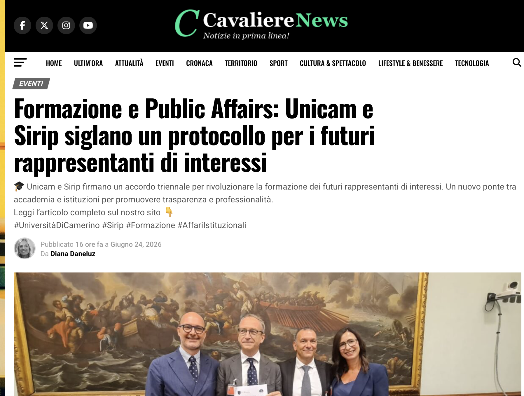 Cavaliere news