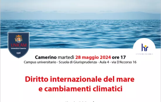 Prof.ssa Di Paolo: "Diritto internazionale del mare e cambiamenti climatici"