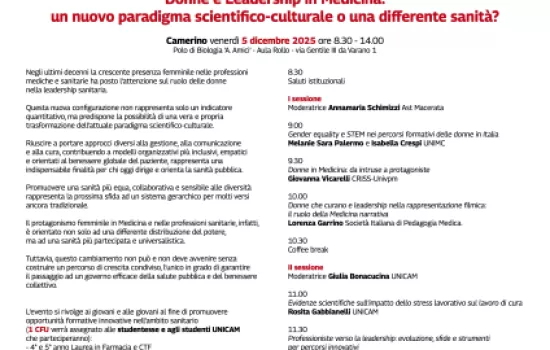 Donne e Leadership in Medicina: un nuovo paradigma scientifico-culturale o una differente sanità?