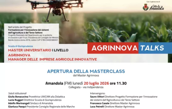AGRINNOVA Manager delle Imprese Agricole Innovative