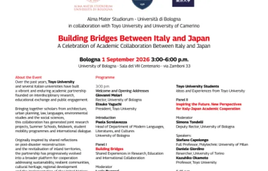 Building Bridges Between Italy and Japan. A Celebration of Academic Collaboration Between Italy and Japan