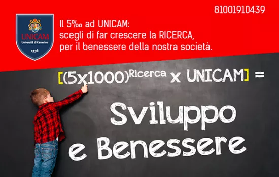 image title Il tuo 5 per mille ad Unicam