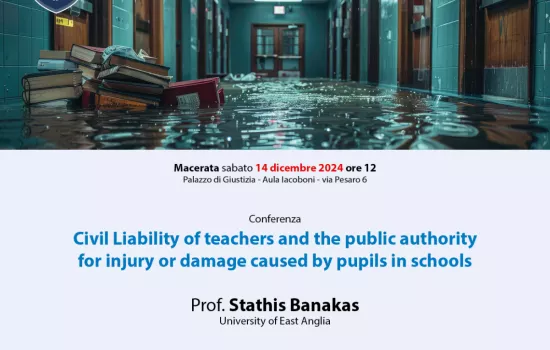 Conferenza "Civil Liability of teachers and the public authority for injury or damage caused by pupils in schools"