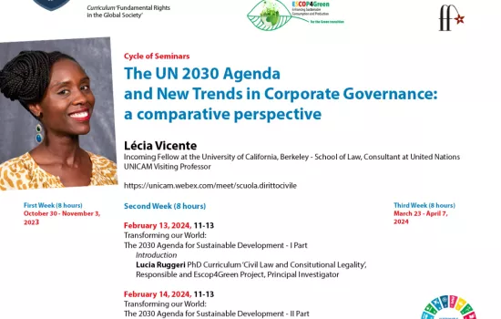 The UN 2030 Agenda and New Trends in Corporate Governance: a comparative perspective