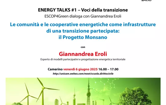 Le comunità e le cooperative energetiche come infrastrutture di una transizione partecipata: il Progetto Monsano