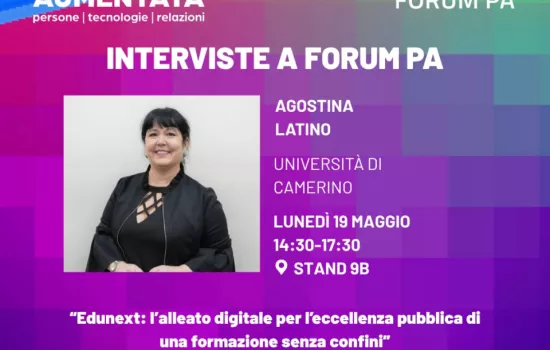 La Prof.ssa Latino intervistata a Forum PA