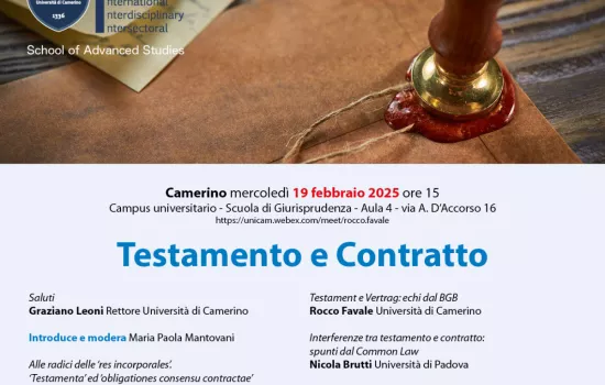 Testamento e contratto