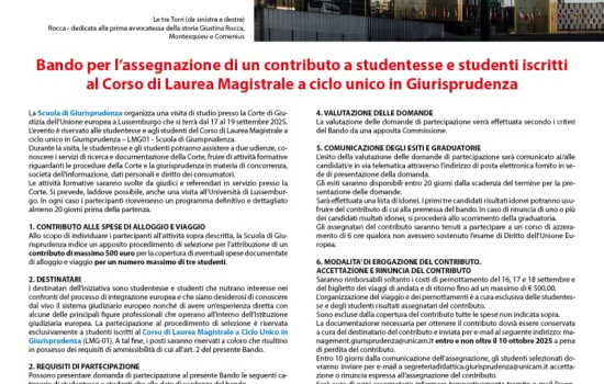 VISITA DI STUDIO ALLA CORTE DI GIUSTIZIA DELL'UNIONE EUROPEA