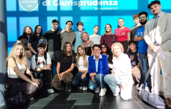 Il primo giorno a Giurisprudenza UNICAM comincia così: insieme!